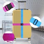 Luggage Strap and Tag Set - 8 Pieces