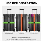 Luggage Strap and Tag Set - 8 Pieces