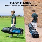 Wheeled Hard Case Golf Travel Bag - Lightweight