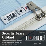 Lightweight 5-Piece Hard Shell Luggage Set - Blue