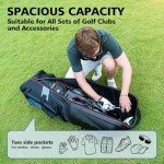 Wheeled Hard Case Golf Travel Bag - Lightweight