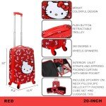 Hello Kitty 6-Piece Travel Set with Luggage & Accessories