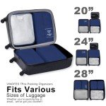 Vinofes 7-Piece Packing Cubes Set for Travel