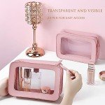 Waterproof Travel Makeup Bag with Zipper Pouch