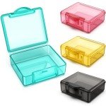 Cute Mini Travel Pill Organizer Case - 4 Pack