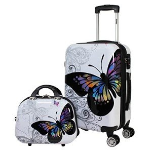 Expandable Spinner Luggage Set with Enhanced Wheels