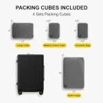 LEVEL8 Elegance Matte 2-Piece Luggage Set