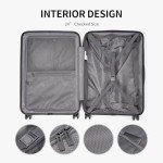 LEVEL8 Grace 3-Piece Hardshell Luggage Set