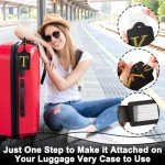 Personalized Leather Luggage Tags with Initials