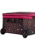 Pink Leopard 4-Piece Softside Luggage Set