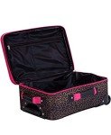 Pink Leopard 4-Piece Softside Luggage Set