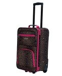 Pink Leopard 4-Piece Softside Luggage Set