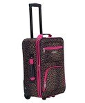 Pink Leopard 4-Piece Softside Luggage Set