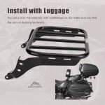 MoKitDora Sport Luggage Rack for Harley Sissy Bar