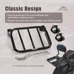 MoKitDora Sport Luggage Rack for Harley Sissy Bar
