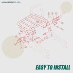 MoKitDora Sport Luggage Rack for Harley Sissy Bar