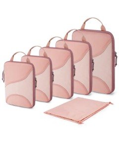BAGSMART Compression Packing Cubes Set for Travel