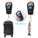 SKEAP Digital Fish & Luggage Scale with LCD Display