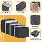 8-Piece Packing Cubes Set for Travel Essentials