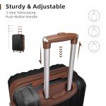 LARVENDER 6-Piece Expandable Lightweight Luggage Set