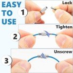 30 Pack Stainless Steel Keychain Wire Rings - 6 Inch