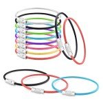 CooBigo 16 Stainless Steel Keychain Loops - Assorted Colors