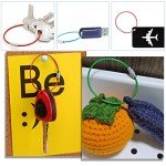 CooBigo 16 Stainless Steel Keychain Loops - Assorted Colors