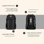 Callaway Axle 17" Black Laptop Backpack
