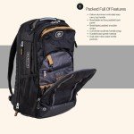 Callaway Axle 17" Black Laptop Backpack