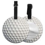 Golf Ball Travel Luggage Tag for Golf Lovers