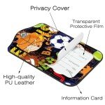 Neidius PU Leather Luggage Tags - 2 Pack