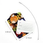 Neidius PU Leather Luggage Tags - 2 Pack