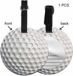 Golf Ball Travel Luggage Tag for Golf Lovers