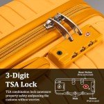 Joyway 5-Piece Hardshell Luggage Set, Orange