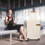 4-Piece TILYMOL Hardshell Luggage Set with Wheels