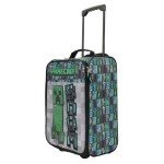 Minecraft Creeper Kids Soft Sided Roller Suitcase