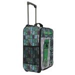 Minecraft Creeper Kids Soft Sided Roller Suitcase