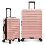 U.S. Traveler Boren Pink Hardside Luggage Set