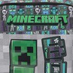 Minecraft Creeper Kids Soft Sided Roller Suitcase