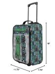 Minecraft Creeper Kids Soft Sided Roller Suitcase