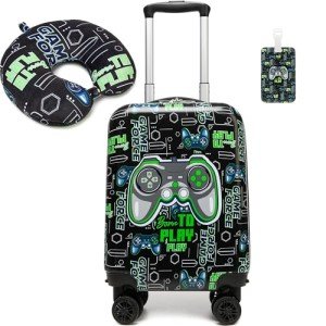 Stylish 2-Piece Kid's Hardside Luggage Set