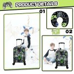Stylish 2-Piece Kid's Hardside Luggage Set