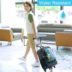 Kids Rolling Suitcase with Game Design for Travel