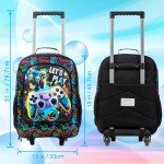 Kids Rolling Suitcase with Game Design for Travel