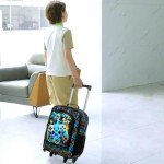Kids Rolling Suitcase with Game Design for Travel