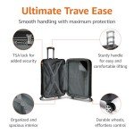Expandable Black Spinner Suitcase, 30 Inch