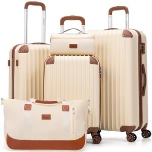 Cosbarn 5-Piece Hard Case Luggage Set
