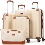 Cosbarn 5-Piece Hard Case Luggage Set