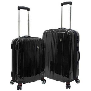 Expandable Polycarbonate 8-Wheel Spinner Luggage Set