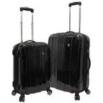 Expandable Polycarbonate 8-Wheel Spinner Luggage Set